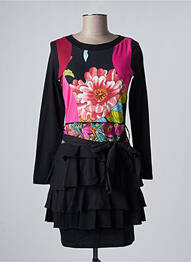 Rochie scurtă mâneci lungi mâneci lungi negru SAVAGE CULTURE femme