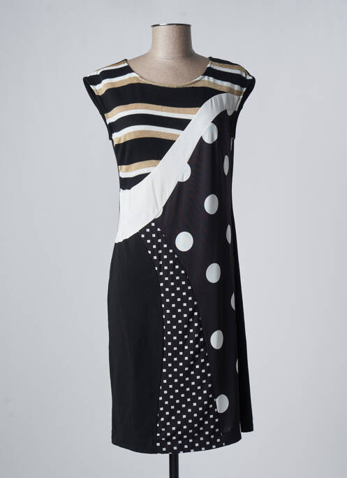 Rochie midi negru EVALINKA femeie