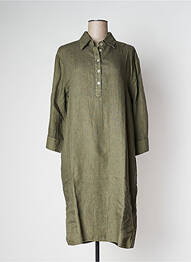 Rochie midi mâneci lungi mâneci lungi verde NINATI femme