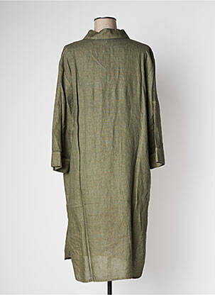Rochie midi mâneci lungi mâneci lungi verde NINATI femeie