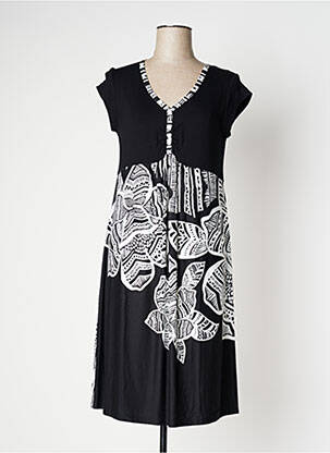 Rochie midi negru VANIA femeie