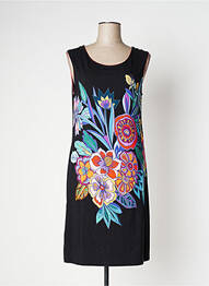 Rochie midi fără mâneci fără mâneci negru VANIA femme