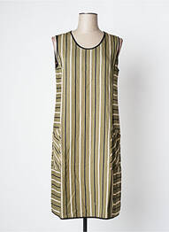 Rochie midi fără mâneci fără mâneci verde NINATI femme