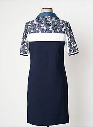 Rochie midi mâneci scurte mâneci scurte albastru TUZZI femeie