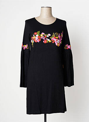 Rochie midi mâneci lungi mâneci lungi negru MAMATAYOE femeie