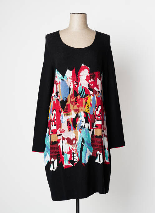 Rochie midi negru AVENTURES DES TOILES femeie