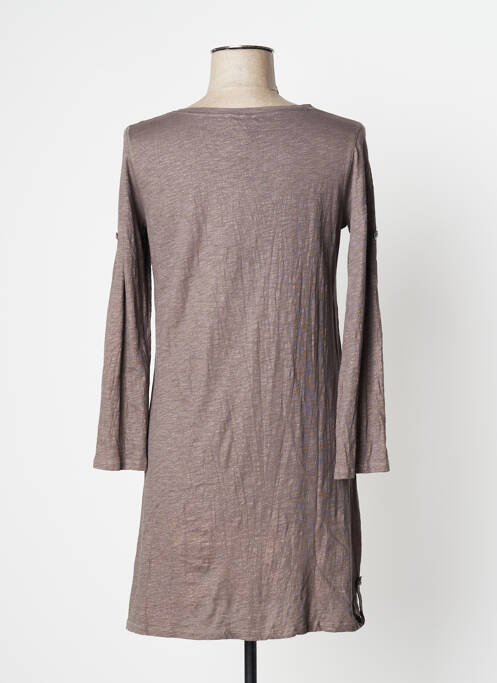 Rochie scurtă maro YERSE femeie