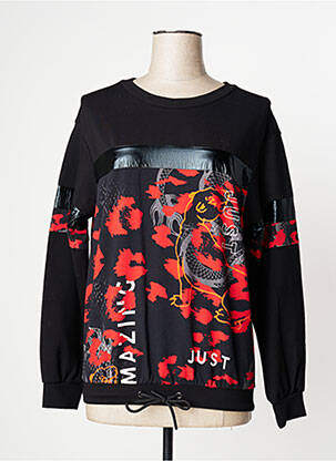 Top elasticitate mâneci lungi negru TUZZI femme