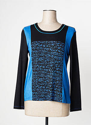 Top albastru EVALINKA femeie