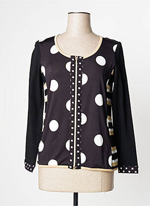 Jachete casual guler rotund negru EVALINKA femeie