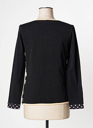 Jachete casual guler rotund negru EVALINKA femeie