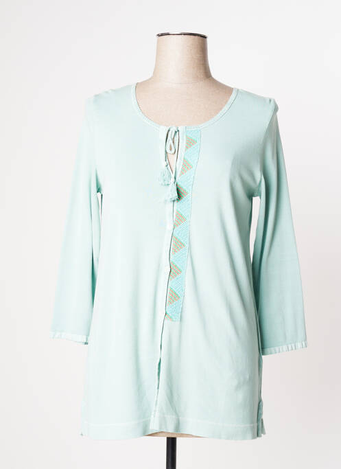 Vestă cu mâneci lungi albastru YERSE femeie