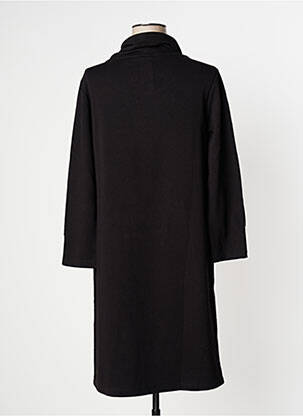 Rochie midi mâneci lungi mâneci lungi negru DOLCEZZA femeie