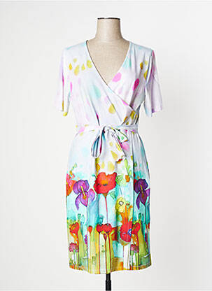 Rochie midi roz DOLCEZZA femeie