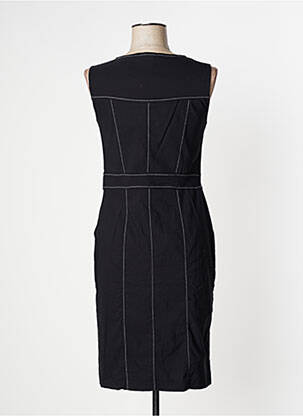 Rochie midi fără mâneci fără mâneci negru DOLCEZZA femeie