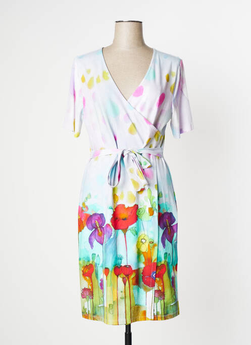 Rochie midi roz DOLCEZZA femeie