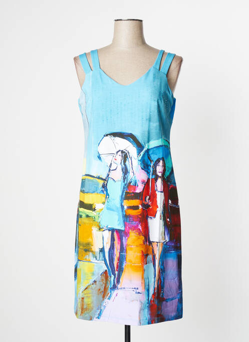 Rochie midi albastru DOLCEZZA femeie