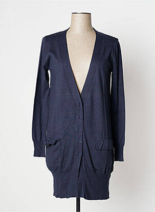 Vestă cu mâneci lungi albastru YERSE femeie