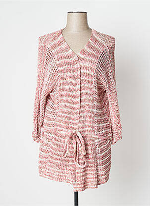 Vestă cu mâneci lungi roz YERSE femeie