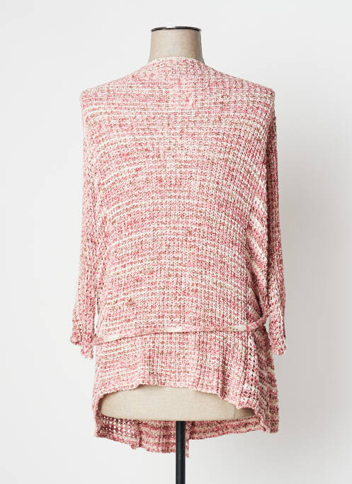 Vestă cu mâneci lungi roz YERSE femeie