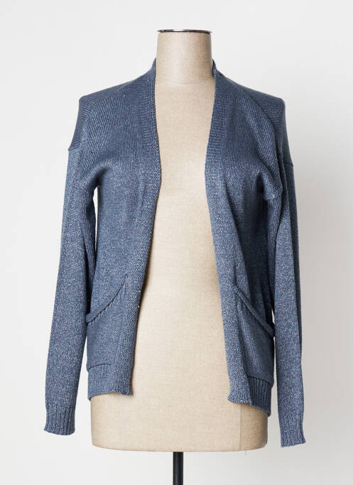 Vestă cu mâneci lungi albastru YERSE femeie