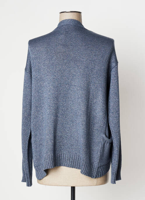 Vestă cu mâneci lungi albastru YERSE femeie