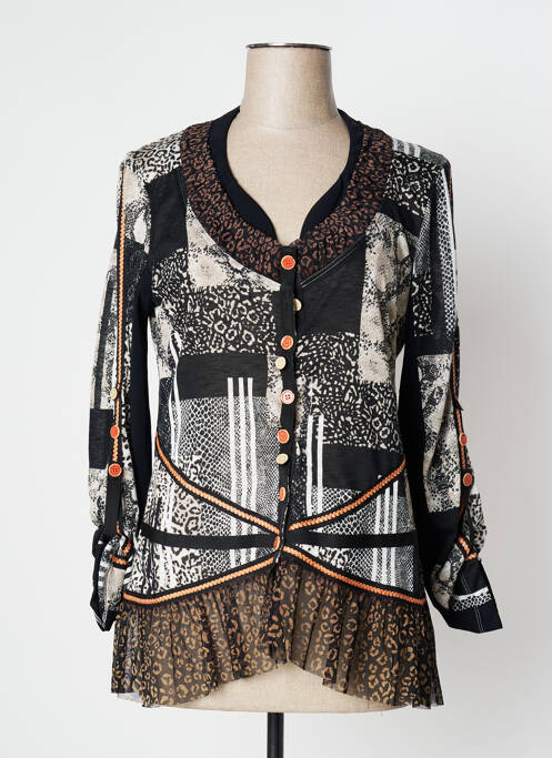 Vestă cu mâneci lungi negru O.K.S femeie