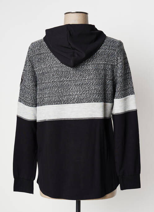 Hanorac cu glugă negru DOLCEZZA femeie