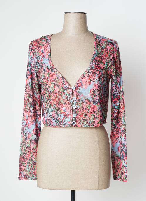 Vestă cu mâneci lungi roz AVENTURES DES TOILES femeie