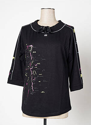 Tricou mâneci 3/4 mâneci 3/4 negru DOLCEZZA femeie