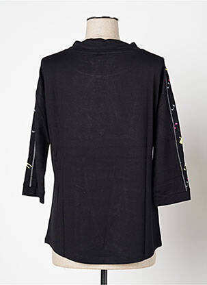 Tricou mâneci 3/4 mâneci 3/4 negru DOLCEZZA femeie