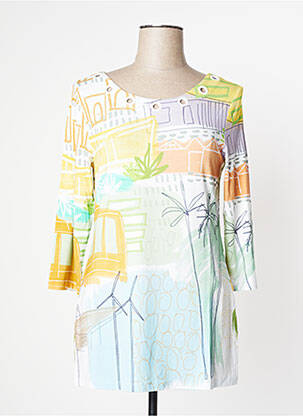 Tunică mâneci lungi albastru DOLCEZZA femeie