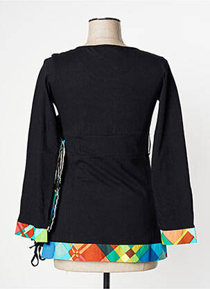Tricou mâneci lungi mâneci lungi negru SAVAGE CULTURE femeie