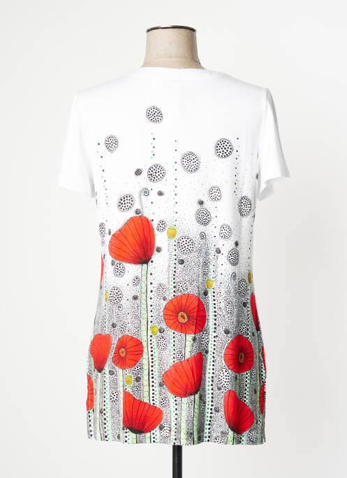 Tunică mâneci scurte alb DOLCEZZA femeie