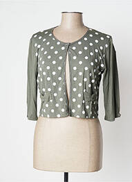 Jachete casual guler rotund verde NINATI femme