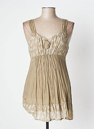 Tunică fără mâneci maro EVA WEEK-END femeie