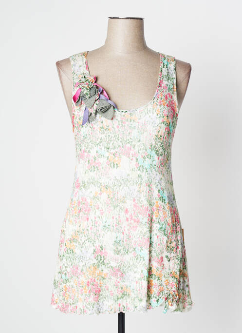 Tunică fără mâneci bej MAMATAYOE femeie