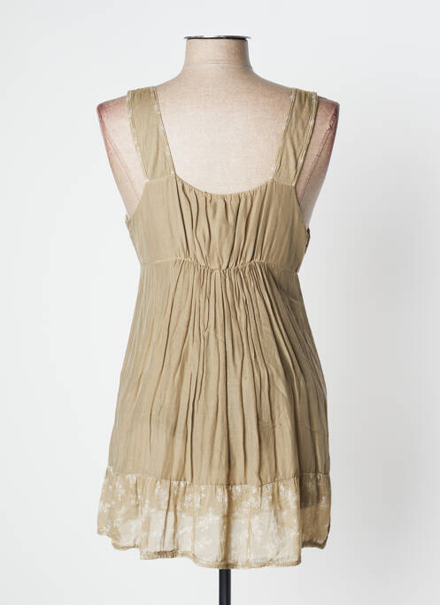 Tunică fără mâneci maro EVA WEEK-END femeie