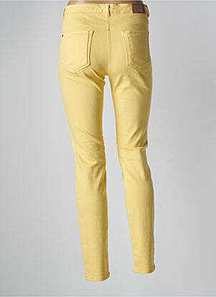 Pantalon slim elasticitate mărime normală galben JOCAVI femeie