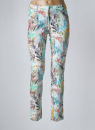 Pantalon slim albastru RIVIERES DE LUNE femeie