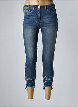 Pantalon trei sferturi albastru JOCAVI femeie