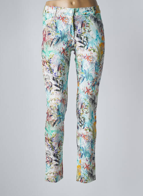 Pantalon slim albastru RIVIERES DE LUNE femeie