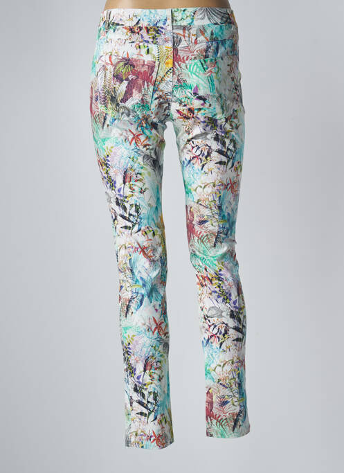 Pantalon slim albastru RIVIERES DE LUNE femeie