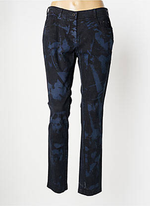 Pantalon slim mărime normală mărime normală albastru O.K.S femeie