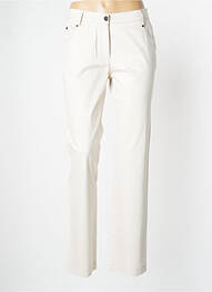 Pantalon slim elasticitate mărime normală bej O.K.S femme