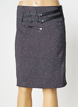 Fustă midi gri O.K.S femeie