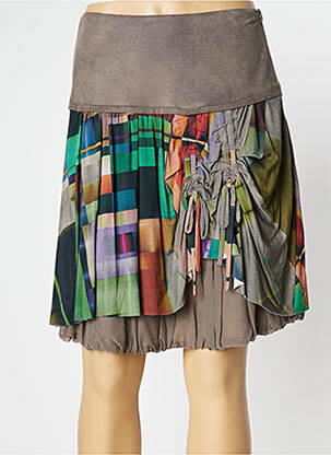 Fustă midi gri O.K.S femeie