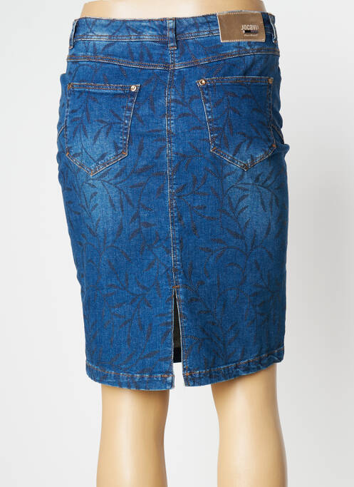 Fustă midi albastru JOCAVI femeie