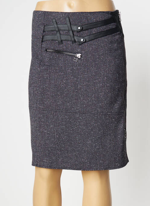 Fustă midi gri O.K.S femeie