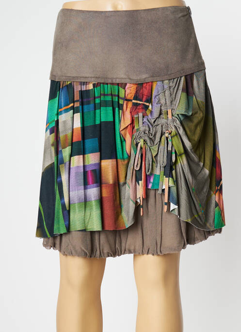 Fustă midi gri O.K.S femeie